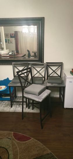 4 High back chairs