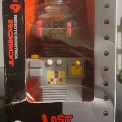 Vintage 1998--Classic Lost in Space-- B-9 Remote Control ROBOT--New Sealed Box