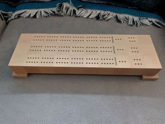 Michael Graves Wooden Cribbage Board 3-Track