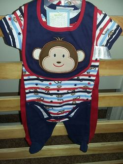 Baby boy outfit set 0-3m