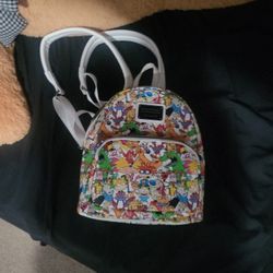 Minibackpack and  Wallet Nickelodeon Loungefly 