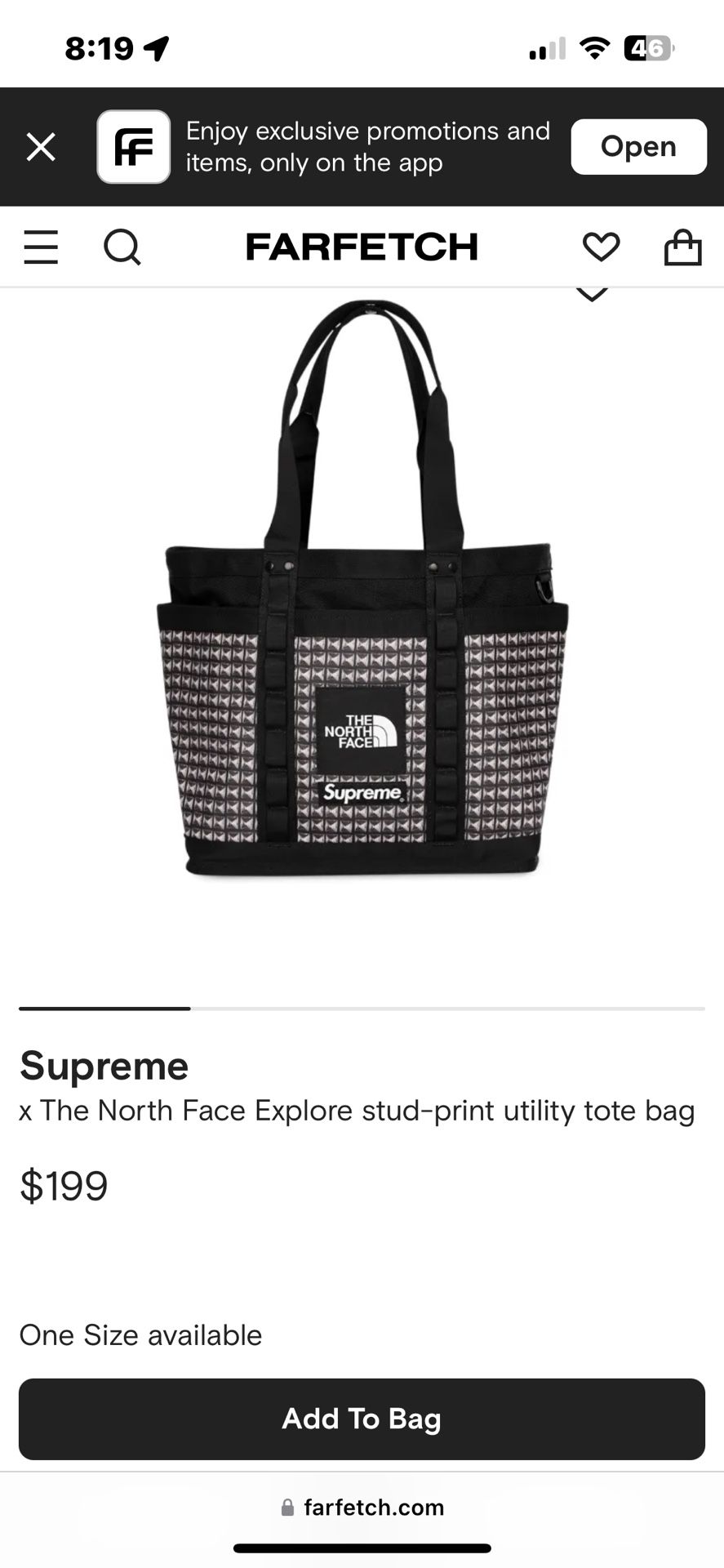 Supreme The North Face Bag