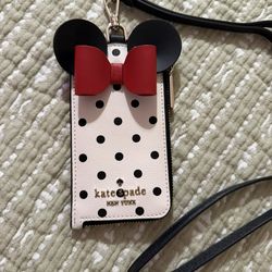 Kate Spade Minnie Mouse ID Lanyard