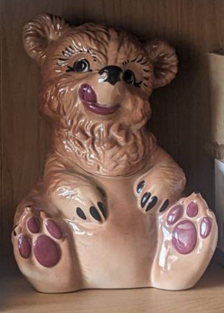 Vintage Bear Cookie Jar