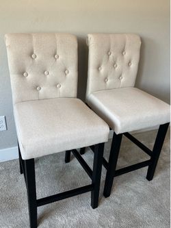 Brand new tufted barstools