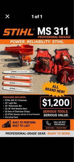 Stihl MS-311 complete wood cutting kit
