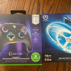 PowerA Lumectra Controller And light kit 