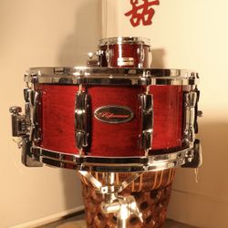 Pearl 6.5”x14” 20-Ply Reference Snare (Wine Red Lacquer) - Great Condition