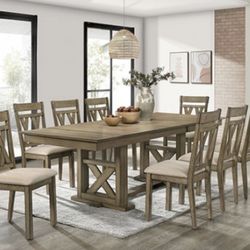 9 Pc Dining Set