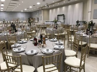 Grey Polyester Tablecloths