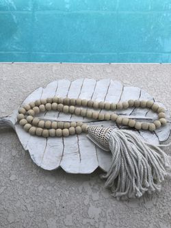 Wooden Beads Tassel 