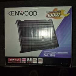 Kenwood 400w Max Power Amp Brand New 