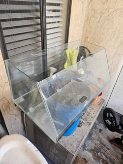 Slanted aquarium 10 gallon