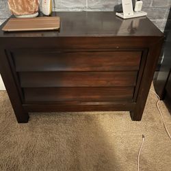 Night Stand  Dark Brown 