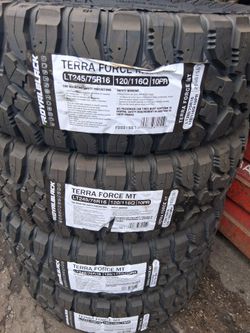 245-75-16 !!! ROYALBLACK M/T LT !!! $480 LAS 4 LLANTAS MONTADAS Y BALANCEO INCLUIDO 👌