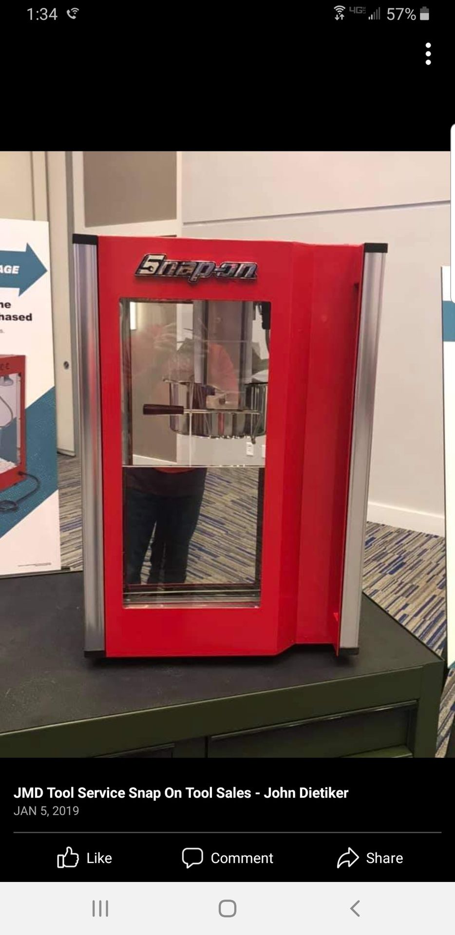 Snap On Popcorn Machine