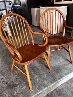 Dining Chairs, Solid Oak by Intercon