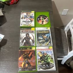 Xbox 6 Game Lot Halo Halo 2 