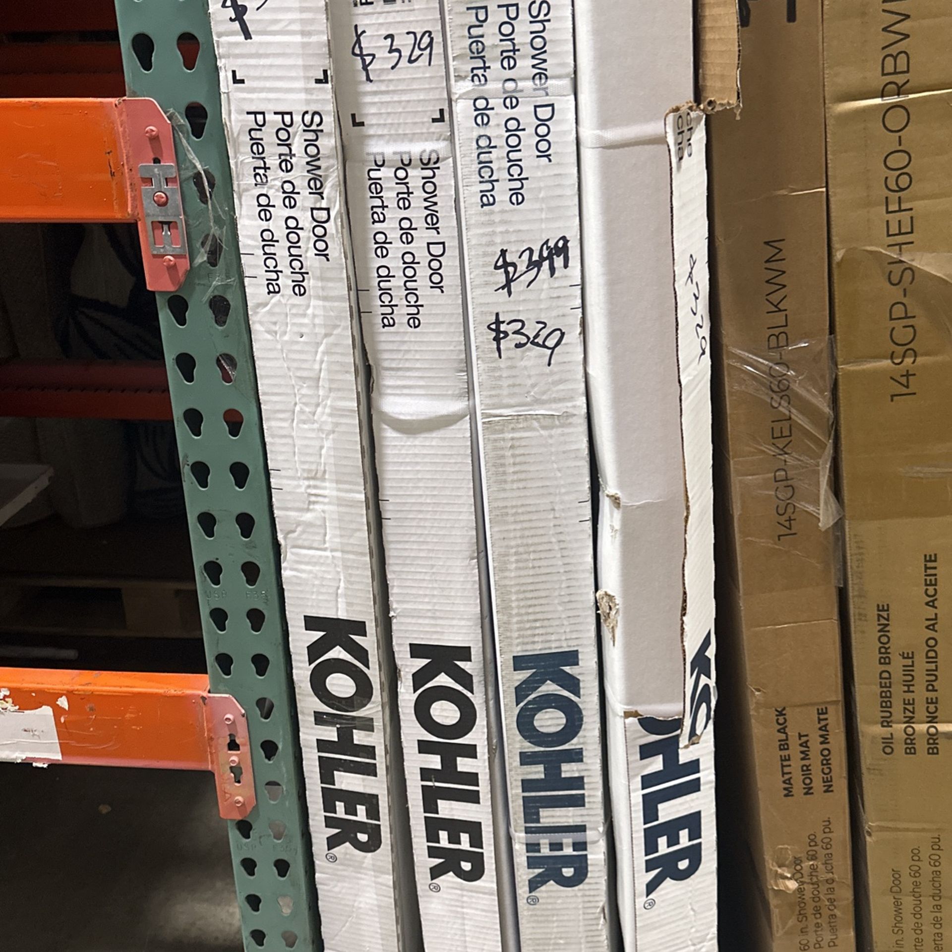 Kohler Prone Sliding Shower Door 78.8H x 59.625W
