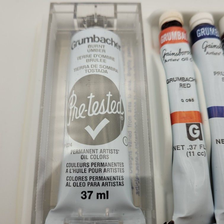 Grumbacher Artists Oil Colors Tole Painting Starter Set No. 623 Vintage