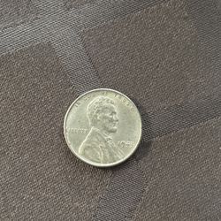 1943 steel wheat penny no mint mark 