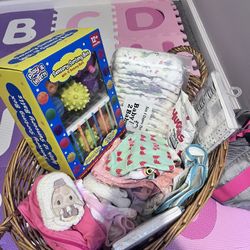 Baby Girl Basket