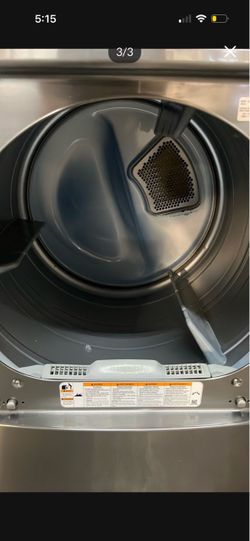 stainless steel washer and dryer