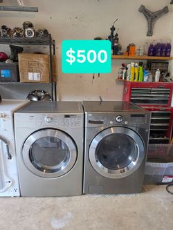 LG Washer And Electric Dryer