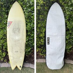 FireWire Fishtail FST Surfboard - 6’0” Twin Fin