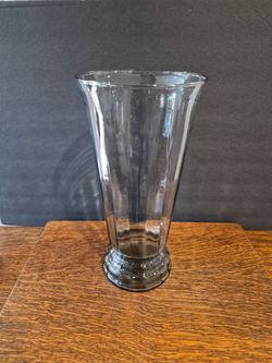 Aztec Collection by Priest International, 
Flared Glass Roman Vase 13.5"