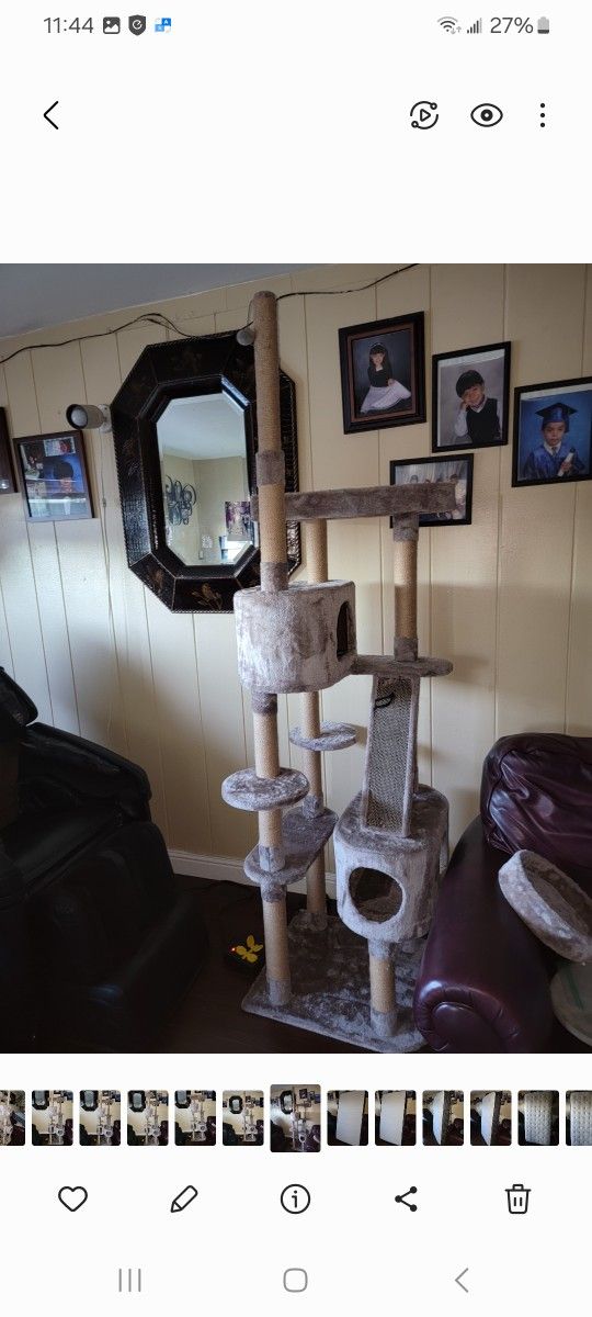 Cat tower.