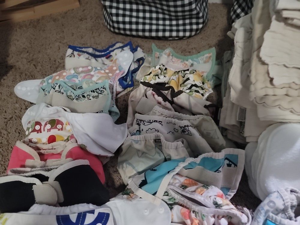 Diaper Covers, Wipes, Inserts (used)