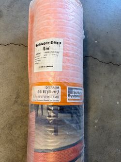 Schluter ditra 54 square feet