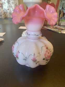 Glass Vase, Fenton