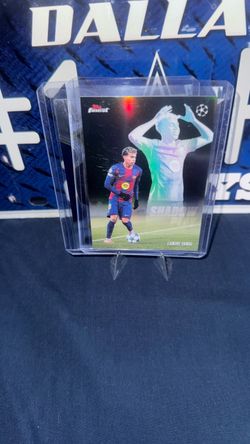 Soccer Topps Finest/Select Lamine Yamal Insert/Base card lot! 2 cards total. NRM/M cond!