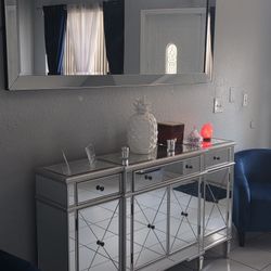 Console Table And Mirror