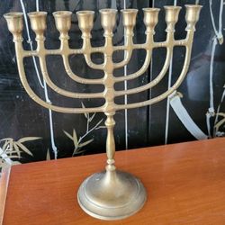 Brass Menorah