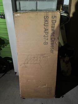 5 Drawer Dresser in Box