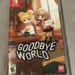 Goodbye World - Nintendo Switch Brand New Sealed 