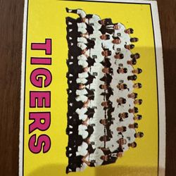 Tigers MLB 1966 Team Trading Card 
