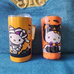 Hello Kitty Halloween Travel Tumbler Set