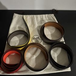 Hermès Belt Straps $100 Each (Multiple Colors) – Authentic Luxury (No Buckles)