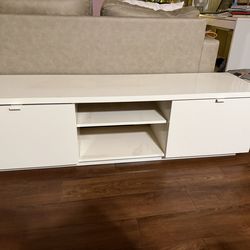 White TV Stand