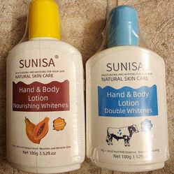 Lot Of 2 Sunisa Whitening Lotion 