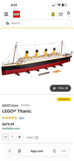 Lego titanic