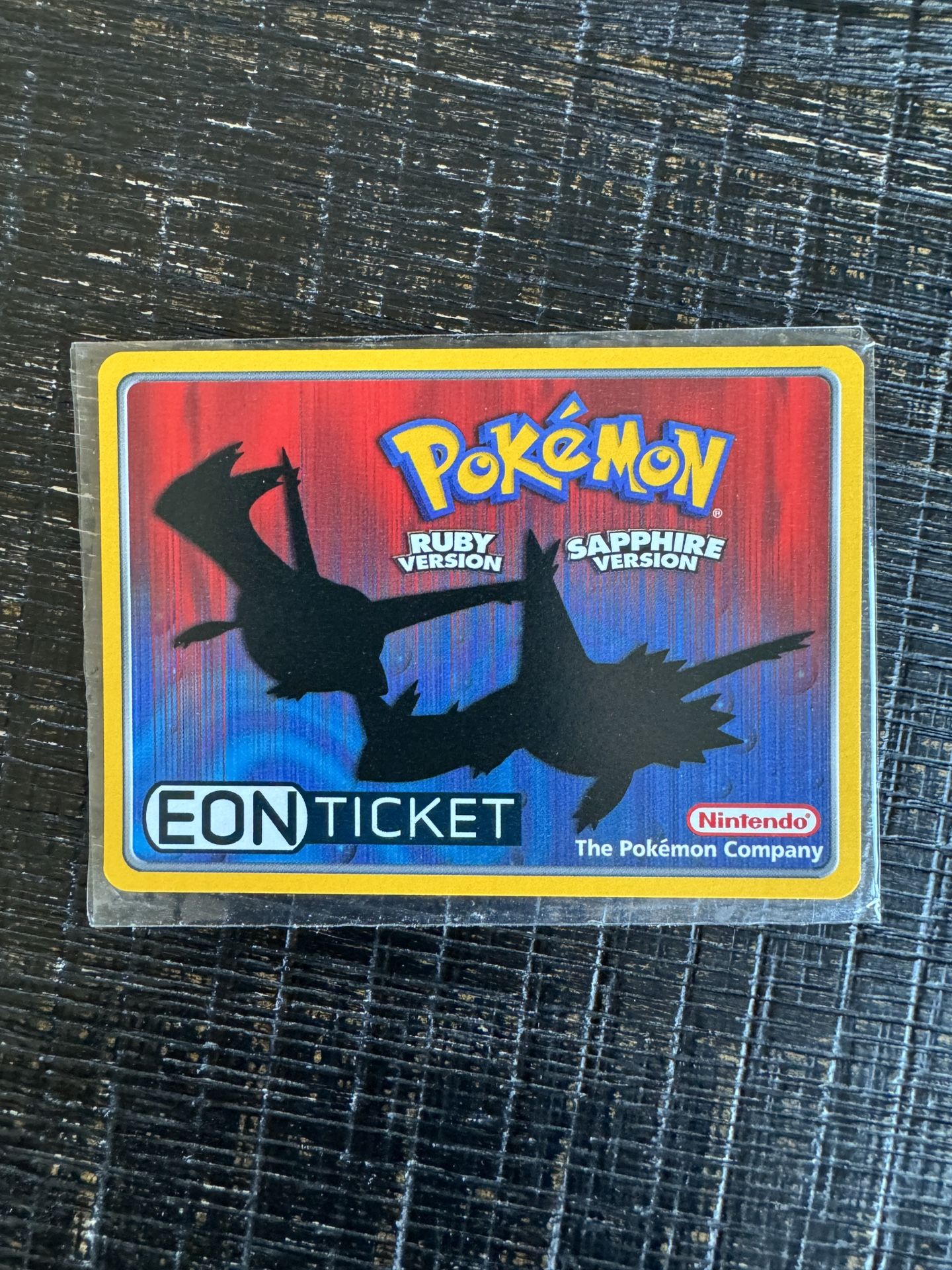 Eon Ticket (Pokémon Ruby/Sapphire) e-Reader Card