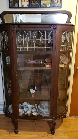 Antique China Hutch Late 1800s Early 1900s For Sale In