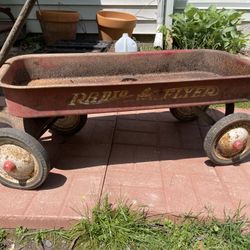Antique Radio Flyer Wagon