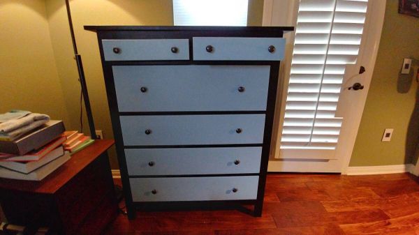 Ikea Hemnes 6 Drawers Dresser Black Brown And Blue Furniture In Ikea Hemnes 6 Drawers Dresser Black Brown And Blue Furniture In San Go Ca Offerup