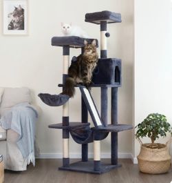 Dark Grey Cat Condo